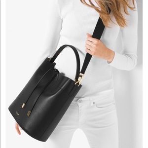 Michael Kors Collection Black Miranda Tote